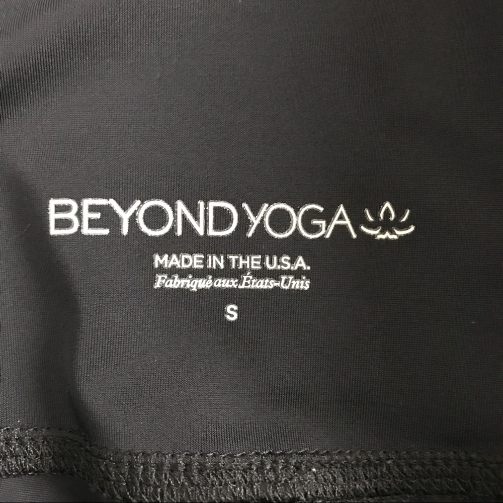 Beyond Yoga Black Take Leaf Mesh Leggings Sm - Picture 11 of 14